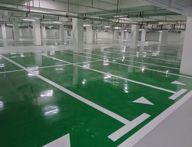 保山保山小区停车场标线